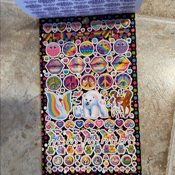 Lisa Frank Multicolor Sticker Collection - Picture 4 of 7